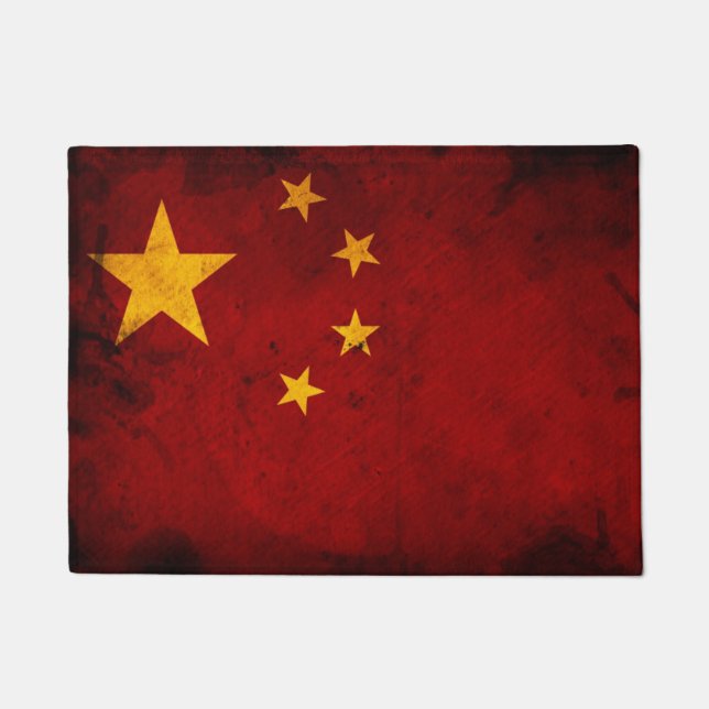 Flag Of China Doormat (Front)