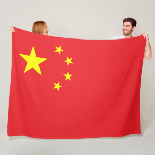 Flag of China Fleece Blanket