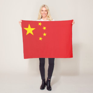 Flag of China Fleece Blanket