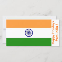 Flag of China, Happy Holidays from India