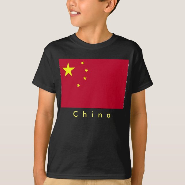 Flag of China Kid's Shirt (Front)