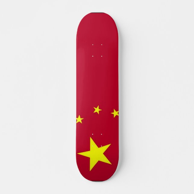 Flag of China Skateboard (Front)