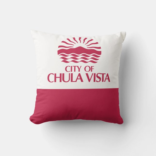 Flag of Chula Vista, California Cushion (Front)