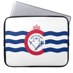 Flag of Cincinnati (Ohio) Laptop Sleeve