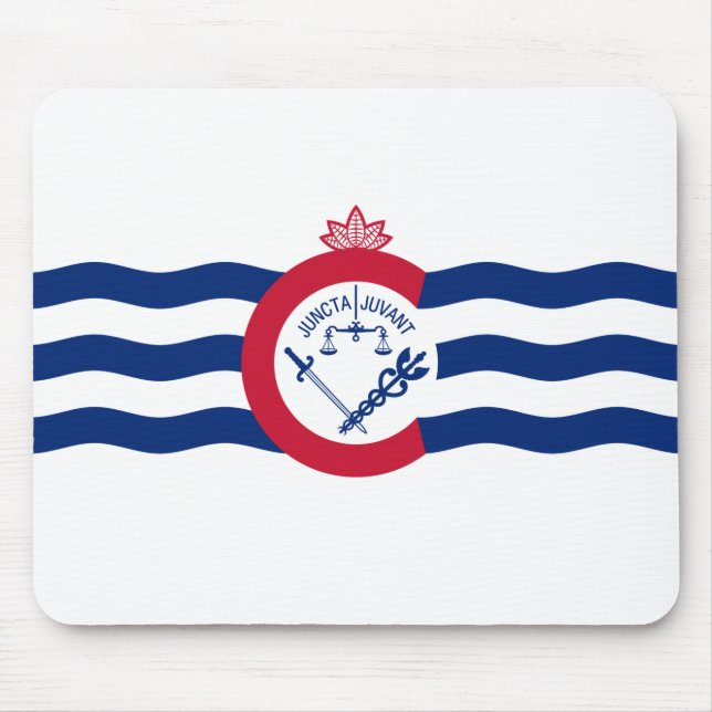Flag of Cincinnati (Ohio) Mouse Mat (Front)