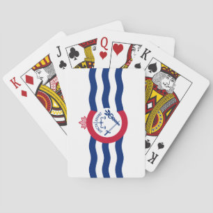 Flag of Cincinnati (Ohio) Playing Cards