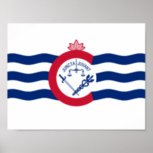 Flag of Cincinnati, Ohio Poster