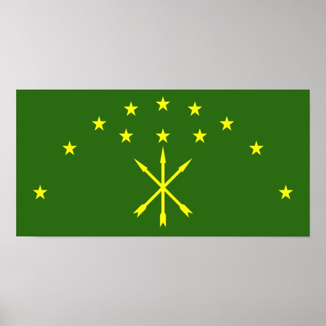 Flag of Circassia Poster (Front)