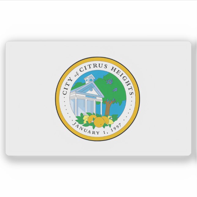 Flag of Citrus Heights, California, USA (Front)