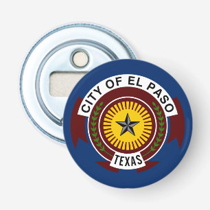 Flag of City of El Paso, Texas Bottle Opener