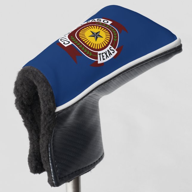 Flag of City of El Paso, Texas Golf Head Cover (3/4 Front)