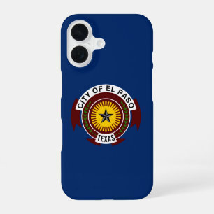 Flag of City of El Paso, Texas iPhone 16 Case