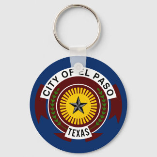 Flag of City of El Paso, Texas Keychain