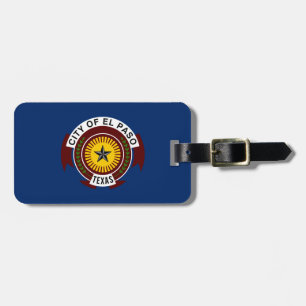 Flag of City of El Paso, Texas Luggage Tag