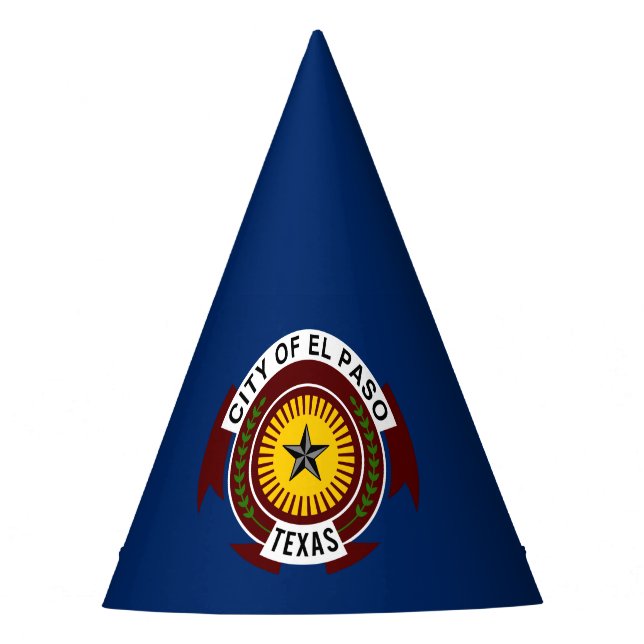 Flag of City of El Paso, Texas Party Hat (Front)