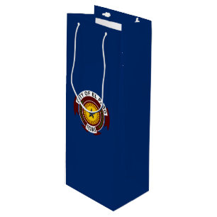 Flag of City of El Paso, Texas Wine Gift Bag