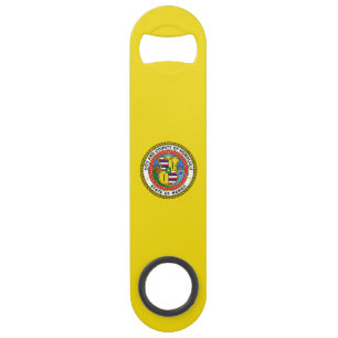 Flag of city of Honolulu, Hawaii Bar Key