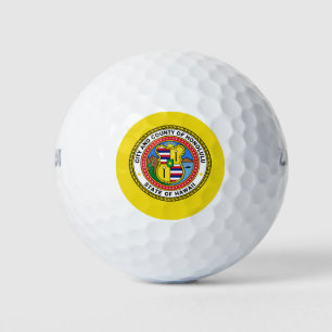 Flag of city of Honolulu, Hawaii  Golf Balls