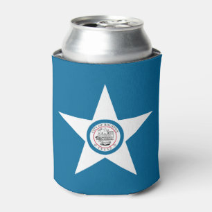 Flag of city of Houston, Texas Can Cooler