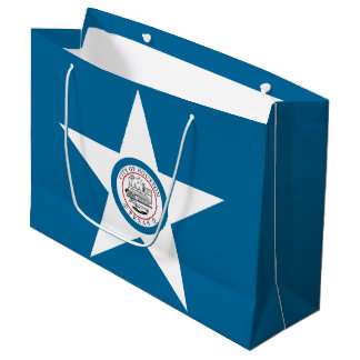 Flag of city of Houston, Texas Large Gift Bag