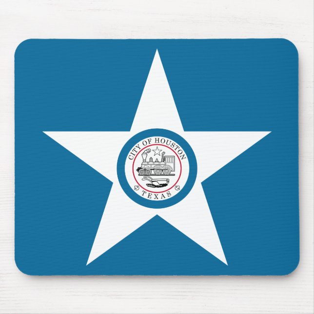 Flag of city of Houston, Texas Mouse Pad (Front)