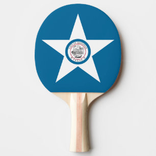 Flag of city of Houston, Texas Ping-Pong Paddle