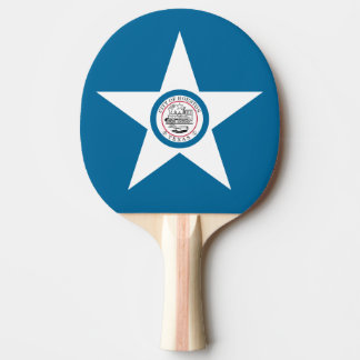 Flag of city of Houston, Texas Ping-Pong Paddle