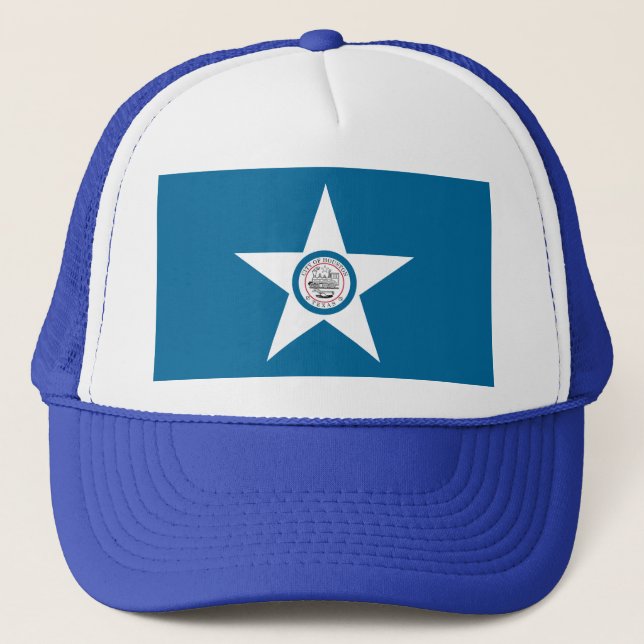 Flag of city of Houston, Texas Trucker Hat (Front)