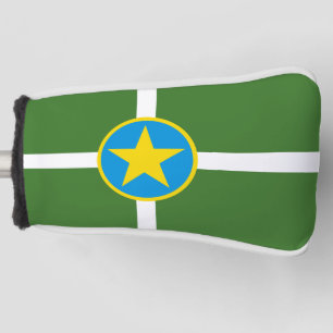 Flag of city of Jackson, Mississippi Golf Head Cov Cover