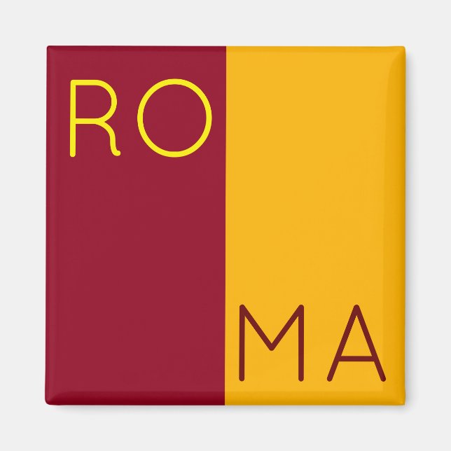 Flag of city of Rome, Italy Magnet (Front)