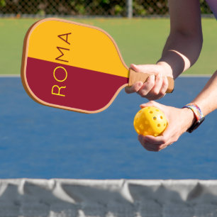 Flag of city of Rome, Italy Pickleball Paddle
