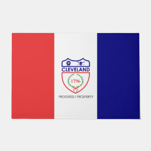 Flag of Cleveland (Ohio) Doormat