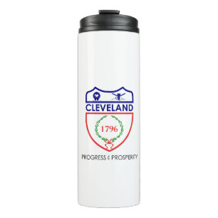 Flag of Cleveland, Ohio Thermal Tumbler