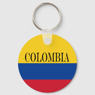 Flag of Colombia Bandera De Colombia Key Ring