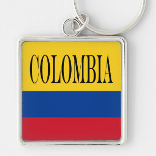 Flag of Colombia Bandera De Colombia Key Ring