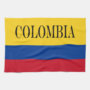 Flag of Colombia Bandera De Colombia Tea Towel