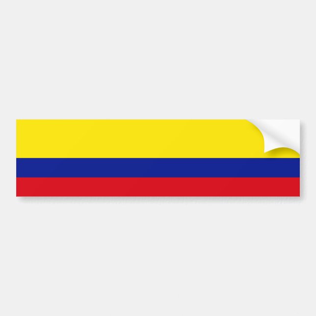 Flag of Colombia Bumper Sticker (Front)