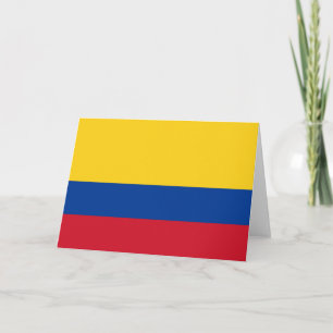 Flag of Colombia Card