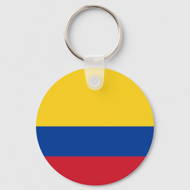 Flag of Colombia Key Ring (Front)