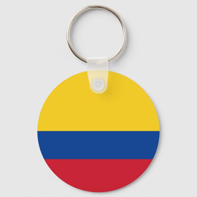 Flag of Colombia Key Ring (Front)