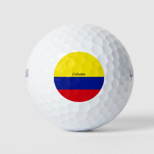 Flag of Colombia, labelled Golf Balls