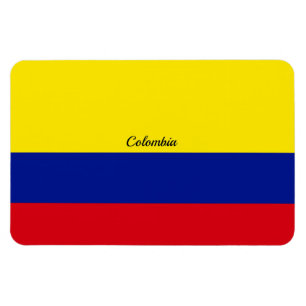 Flag of Colombia, labelled Magnet