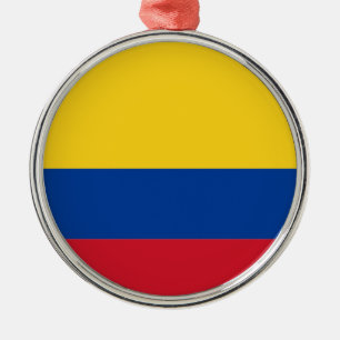 Flag of Colombia Metal Tree Decoration