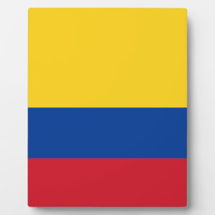 Flag of Colombia Plaque