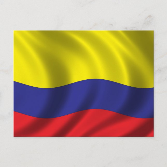 Flag of Colombia Postcard (Front)