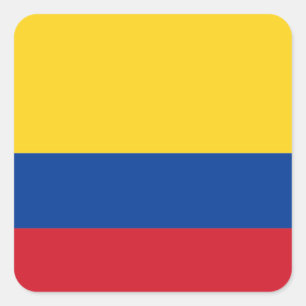 Flag of Colombia Square Sticker