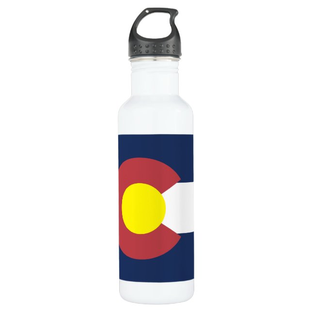 Flag of Colorado 710 Ml Water Bottle (Front)