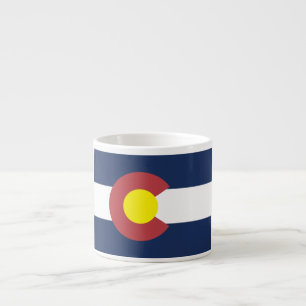Flag of Colorado Espresso Cup