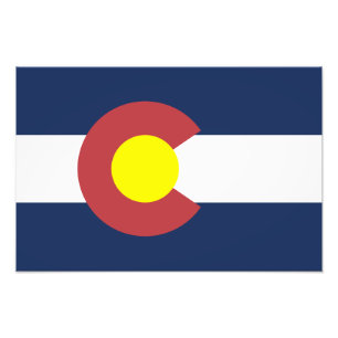 Flag of Colorado Photo Print