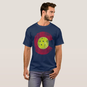 Flag of Colorado Pickleball T-Shirt